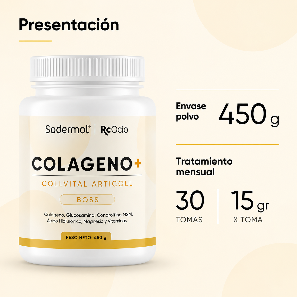 COLAGENO+ - Formula completa para articulaciones saludables.