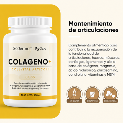 COLAGENO+ - Formula completa para articulaciones saludables.