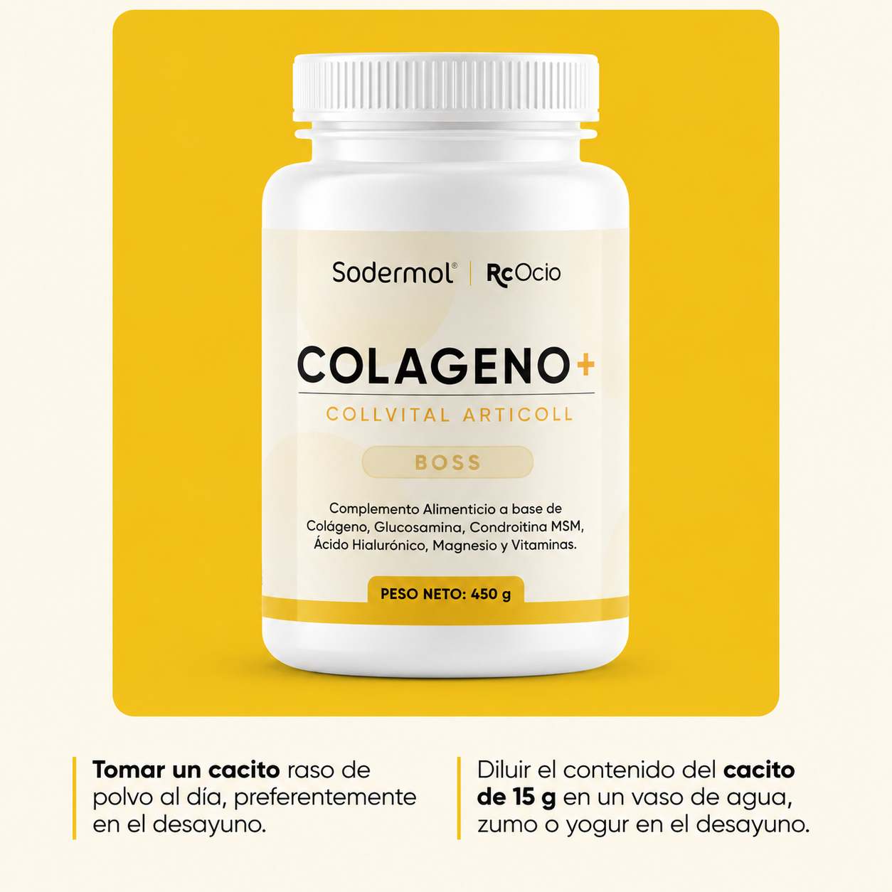 COLAGENO+ - Formula completa para articulaciones saludables.