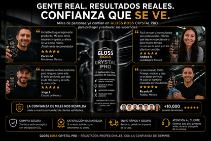 CRYSTAL PRO - Restaurador Nano de Superficies 100% Efectivo